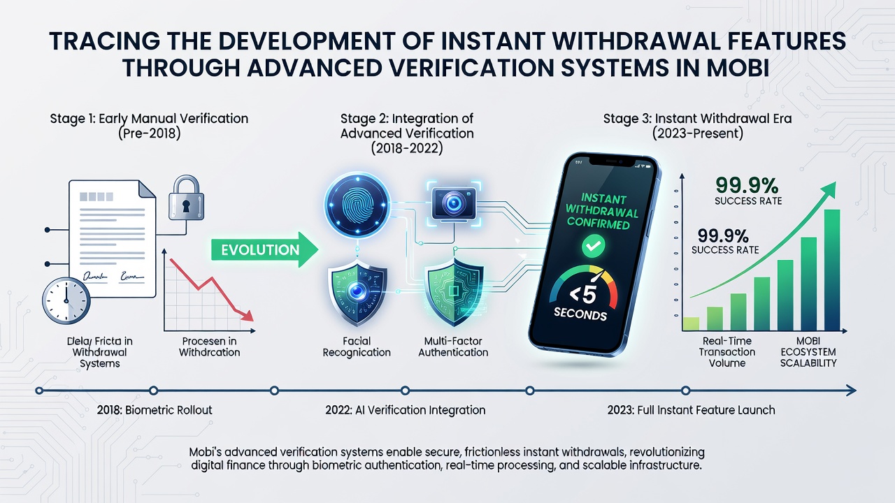 Advanced biometric verification interface on mobile entertainment platform